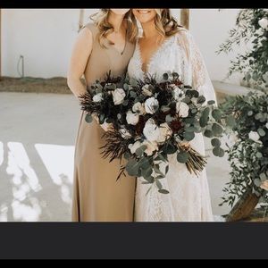 Beige/tan Bridesmaid dress